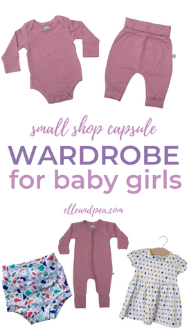 Baby Girl Capsule Wardrobe Must Haves from a Small Shop