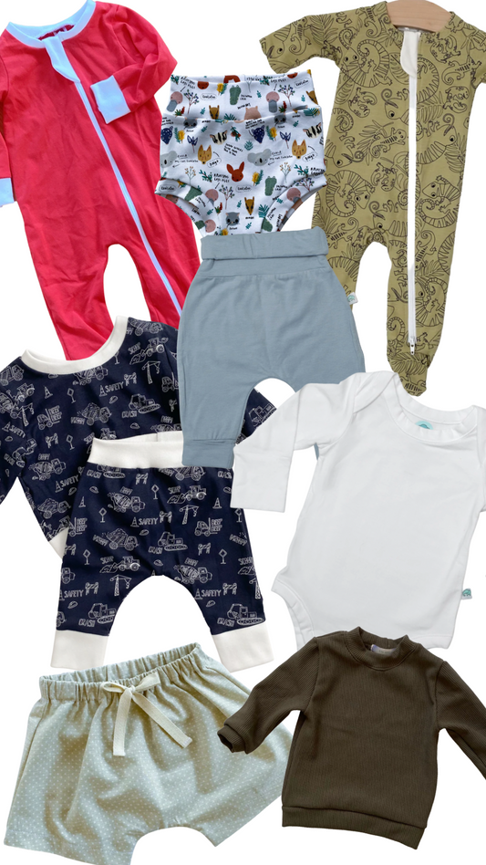 Small Shop Baby Boy Capsule Wardrobe Must Haves - Spring, Summer, Fall, and Winter