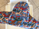Classic Rocking Horse High Chair Cover