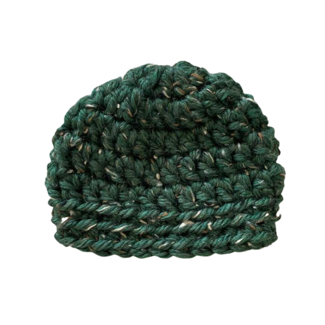 Evergreen Chunky Crochet Beanie