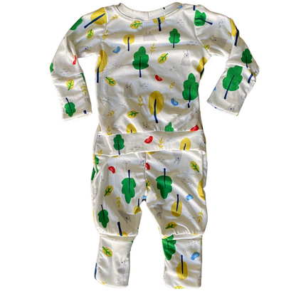 Head First Romper - Forest Bunny Buttersoft