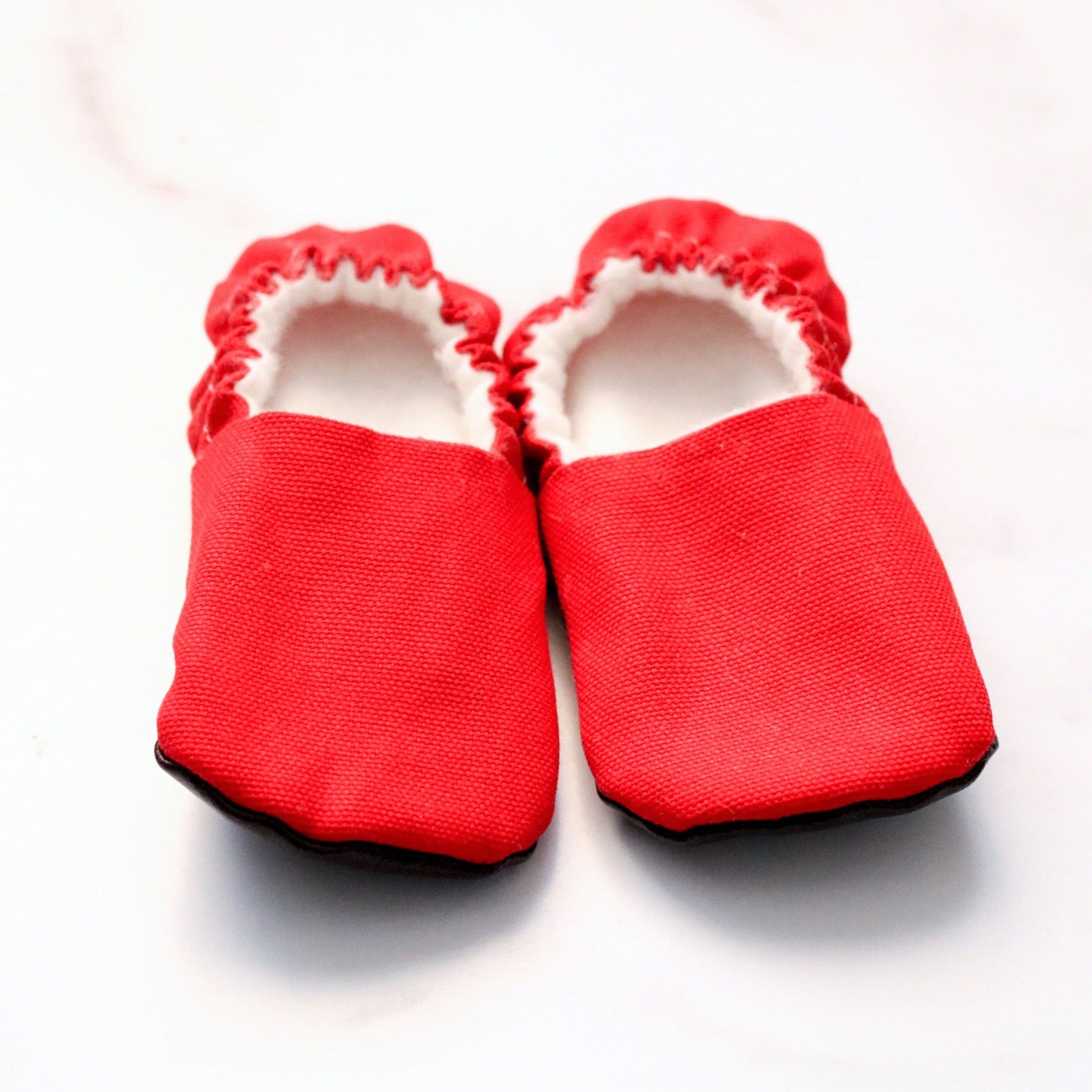 Holly Red Soft Sole Baby Shoes