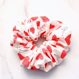 Love Notes and Hearts Scrunchie