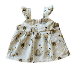 Pinafore Ruffle Pullover Spring Bee